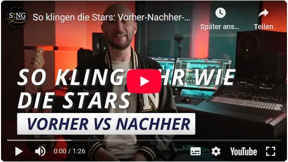 So klingen die Stars: Vorher-Nachher-Soundvergleich aus dem Tonstudio | JGA Special'