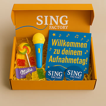 Kindergeburtstag Song in der Singfactory aufnehmen