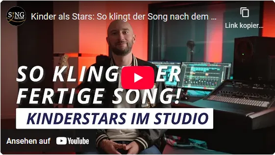 Kinder als Stars: So klingt der Song nach dem Studio-Zauber! | Kindergeburtstag im Tonstudio